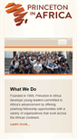 Mobile Screenshot of princetoninafrica.org