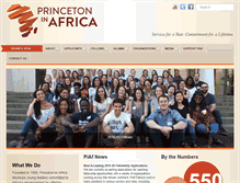 Tablet Screenshot of princetoninafrica.org